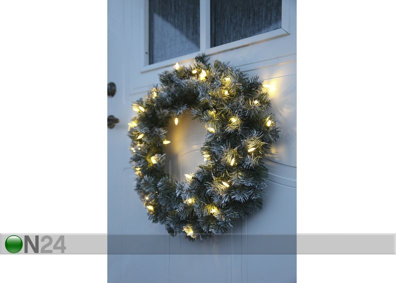 Венок с LED лампами 50cm увеличить