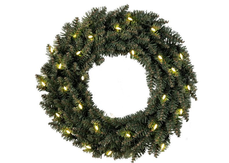 Венок с LED лампами 90cm увеличить