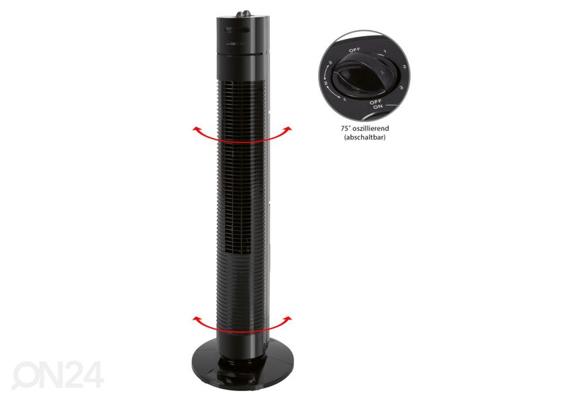 Вентилятор 78 см Clatronic TVL3770, черный увеличить