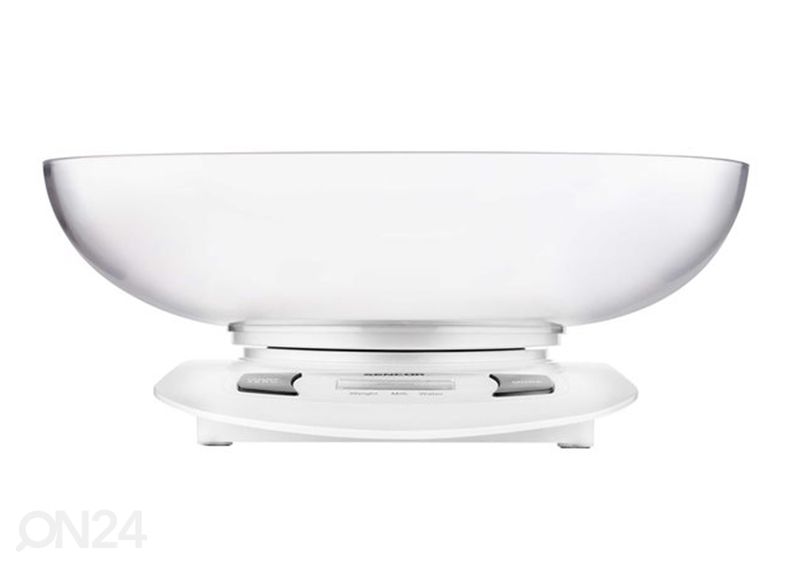 Весы кухонные со съемной чашей Sencor SKS4001WH, белые увеличить