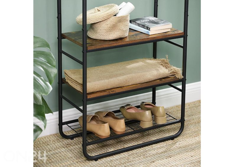 Вешалка в прихожую, коричневый/черный увеличить