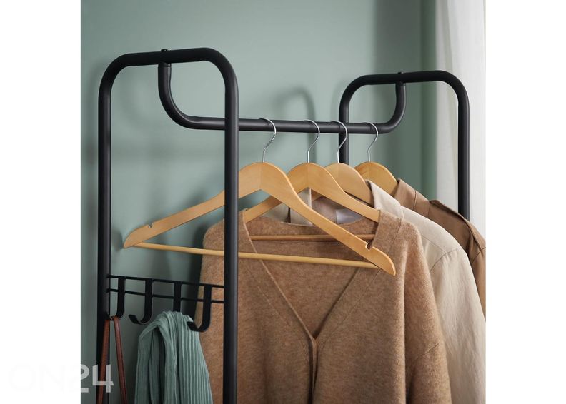 Вешалка в прихожую, коричневый/черный увеличить