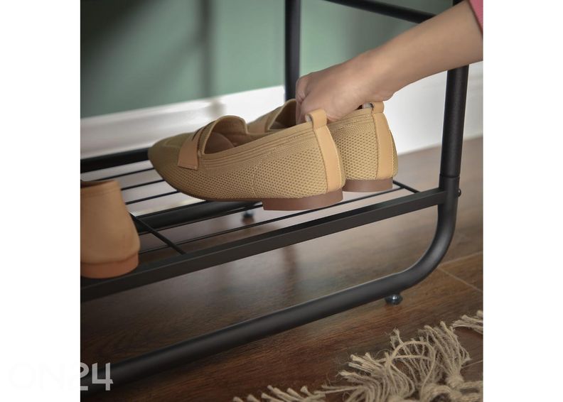 Вешалка в прихожую, коричневый/черный увеличить