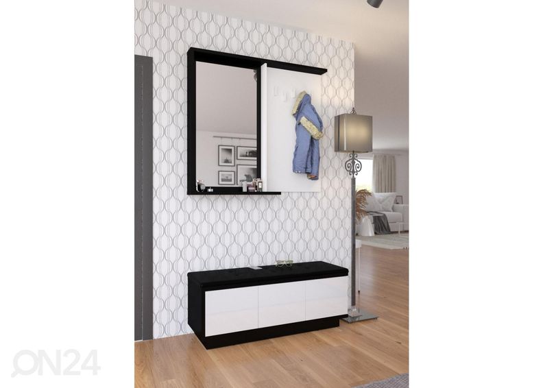 Вешалка в прихожую увеличить