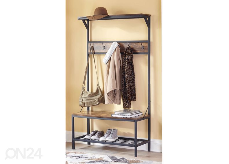 Вешалка в прихожую увеличить