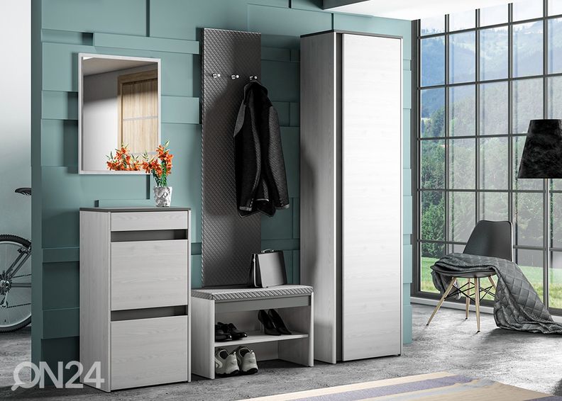 Вешалка в прихожую увеличить