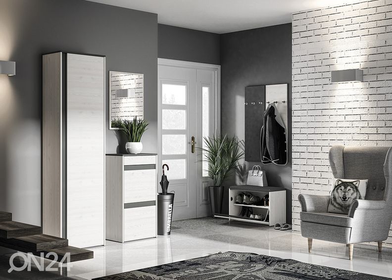 Вешалка в прихожую увеличить