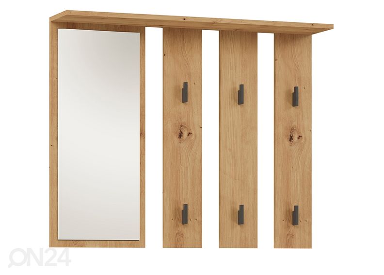 Вешалка в прихожую увеличить