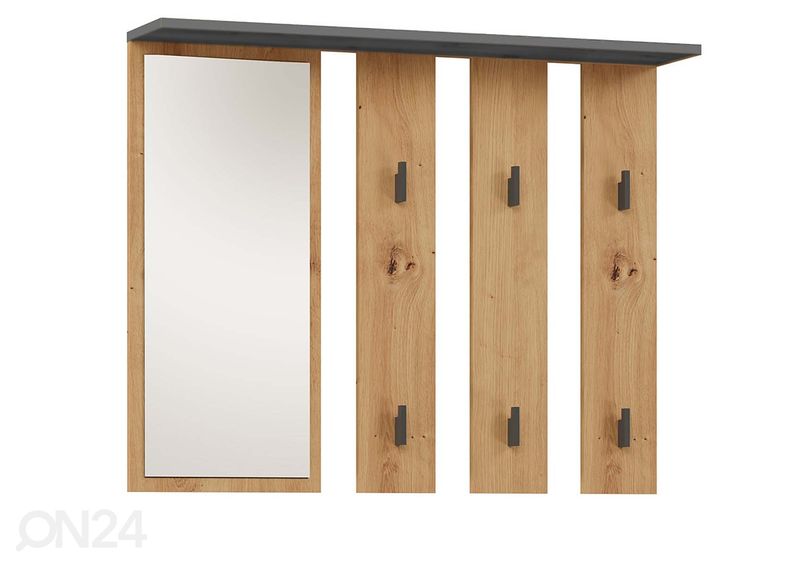 Вешалка в прихожую увеличить