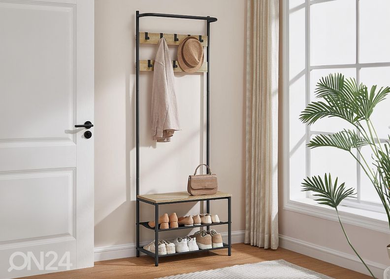 Вешалка в прихожую увеличить