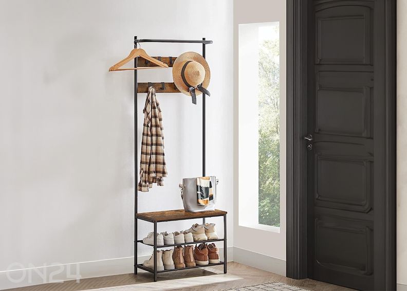 Вешалка в прихожую увеличить