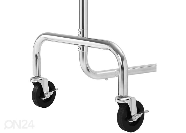 Вешалка для одежды на колесах увеличить