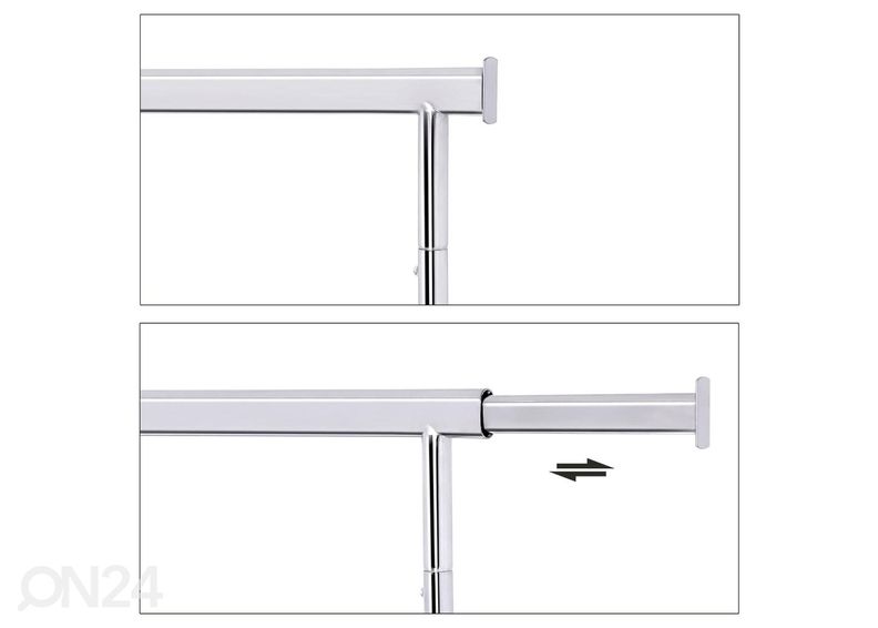 Вешалка для одежды на колесах увеличить