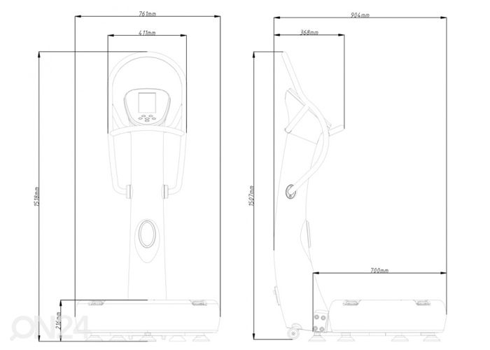Вибротренажер Vibrogym Katrina SE Insportline увеличить