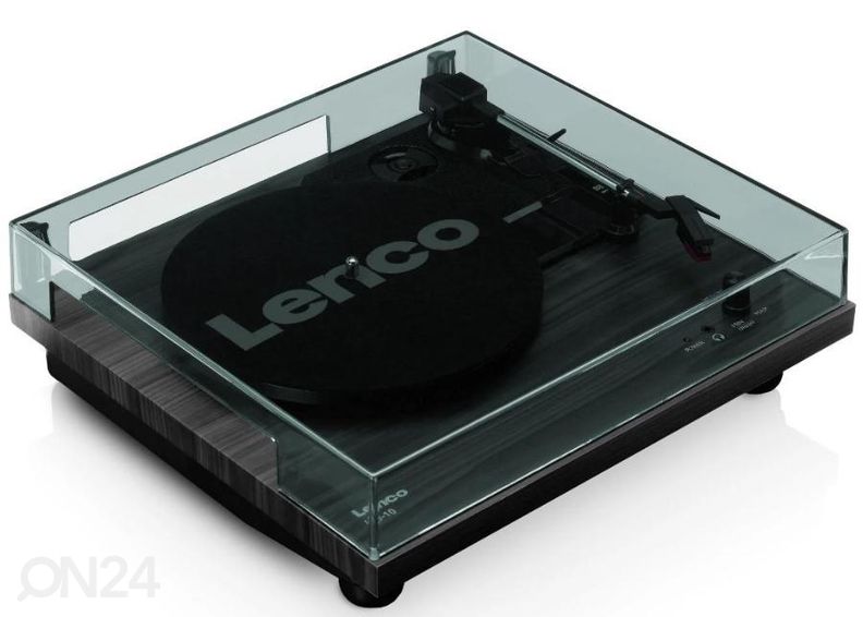 Виниловый проигрыватель с 2 динамиками Lenco LS10BK, черный увеличить