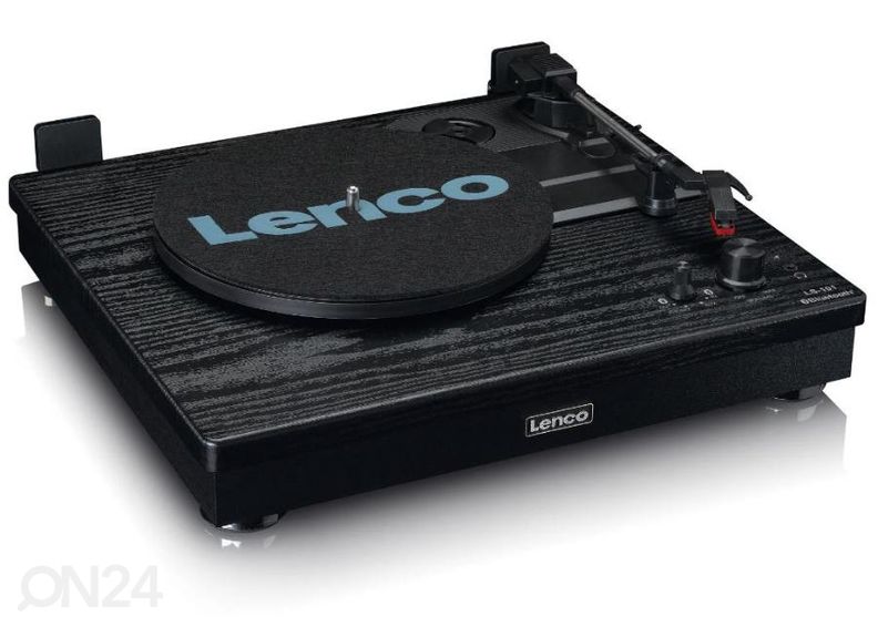 Виниловый проигрыватель Lenco с 2 динамиками и подключением BT LS101BK, черный увеличить