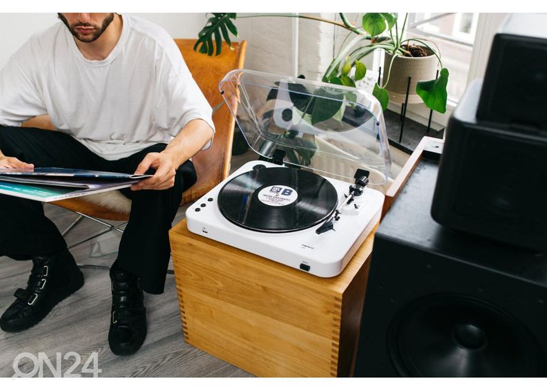 Виниловый проигрыватель Lenco L85WH, белый увеличить