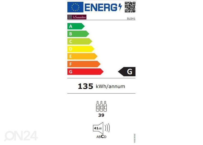 Винный холодильник La Sommelier SLS41 увеличить