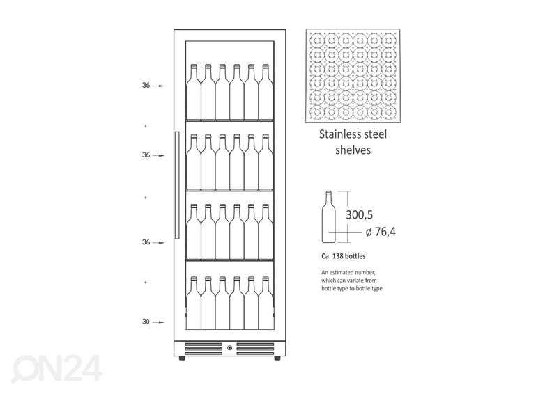 Винный холодильник Scandomestic SV138B увеличить