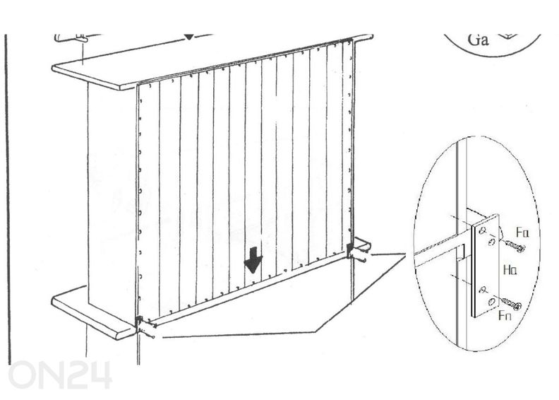 Витрина на стену увеличить