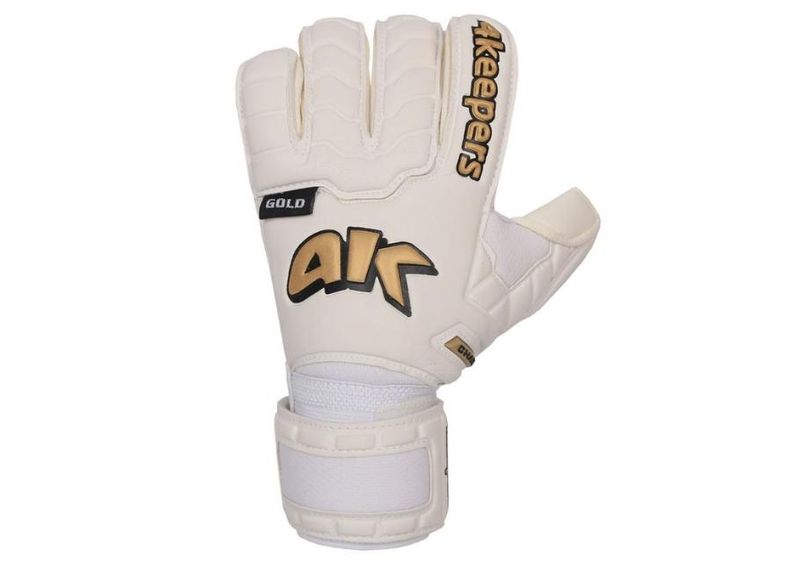 Вратарские перчатки для мужчин 4Keepers Champ Black Gold IV RF S605346 увеличить