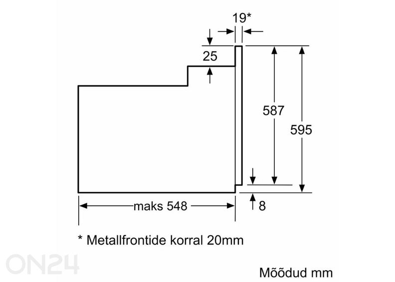 Встраиваемая духовка Bosch HBF010BR1S увеличить