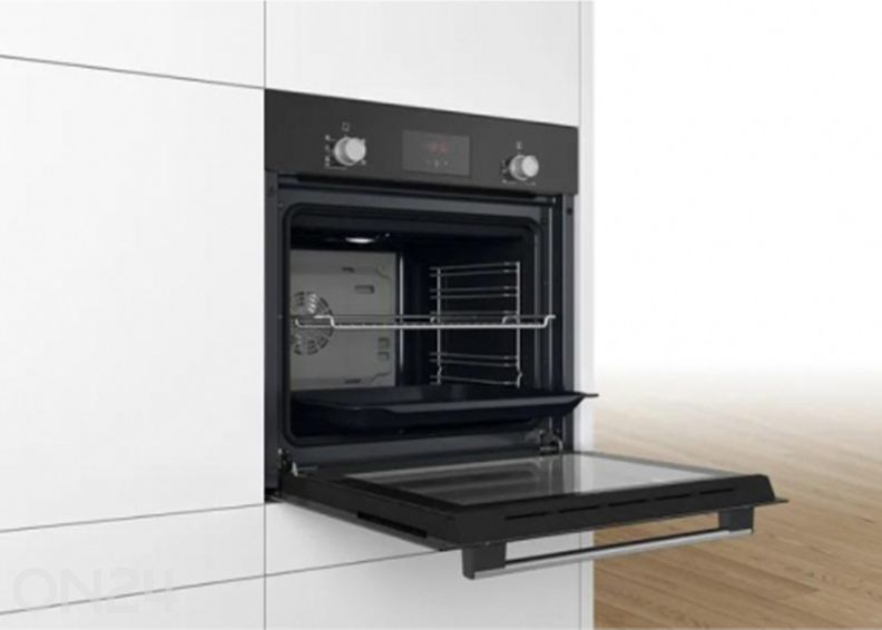 Встраиваемая духовка Bosch HBF133BA0, EcoClean, черная увеличить