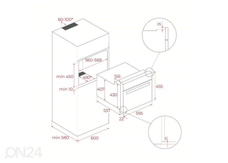 Встраиваемая компактная духовка Teka HLC 8510 P BK MaestroPizza увеличить