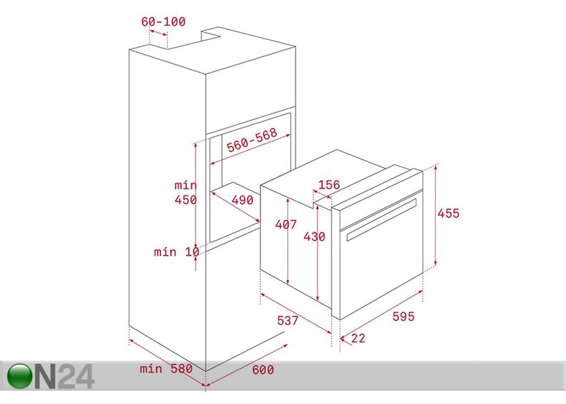 Встраиваемая компактная духовка Teka Urban Colors HLC8400BK увеличить