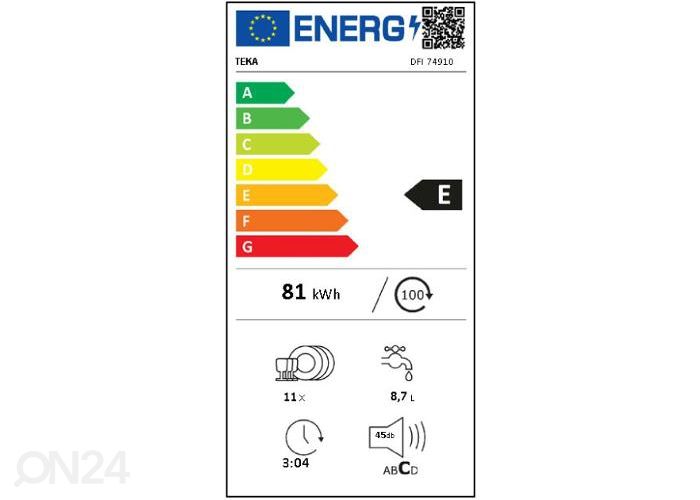 Встраиваемая посудомоечная машина Тека DFI74910 увеличить