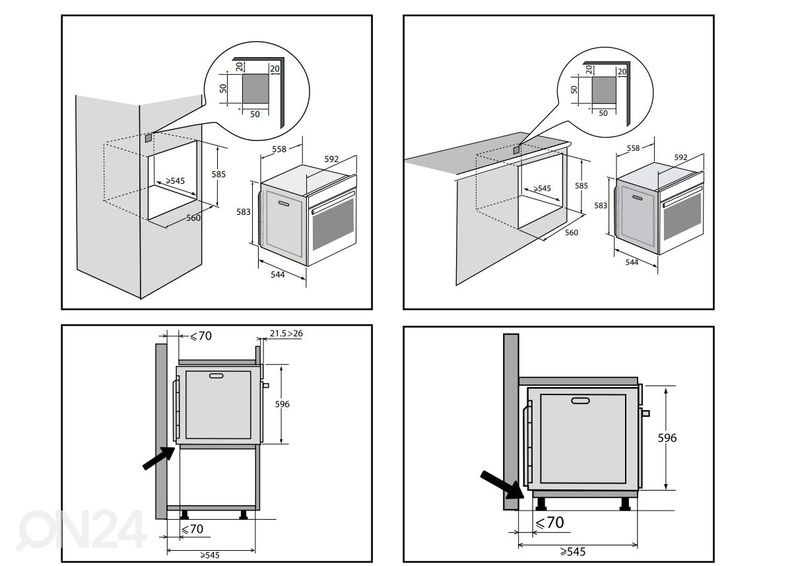 Встроенная духовка Brandt BOH7532W увеличить