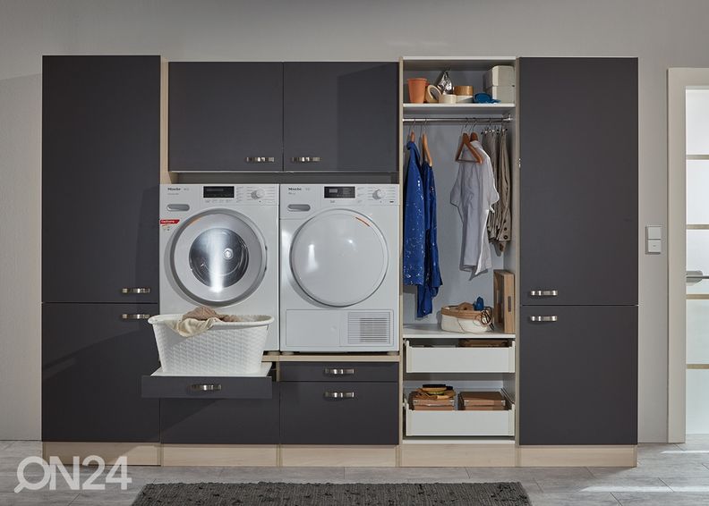 Выдвижной шкаф для прачечной комнаты Porto 30 cm увеличить