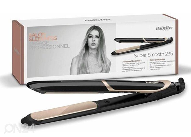 Выпрямитель для волос Babyliss Ceramic, черный/ золотой увеличить