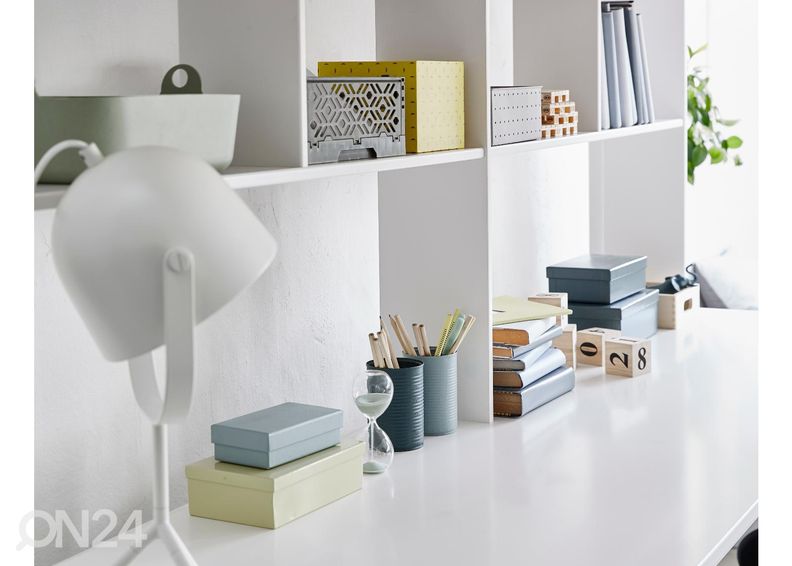 Высокая детская кровать THUKA Actim с письменным столом, белая увеличить