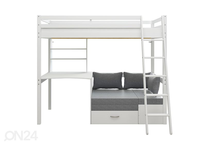 Высокая детская кровать THUKA Actim с раскладным модулем, белая увеличить