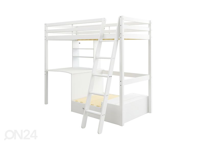 Высокая детская кровать THUKA Actim с раскладным модулем, белая увеличить