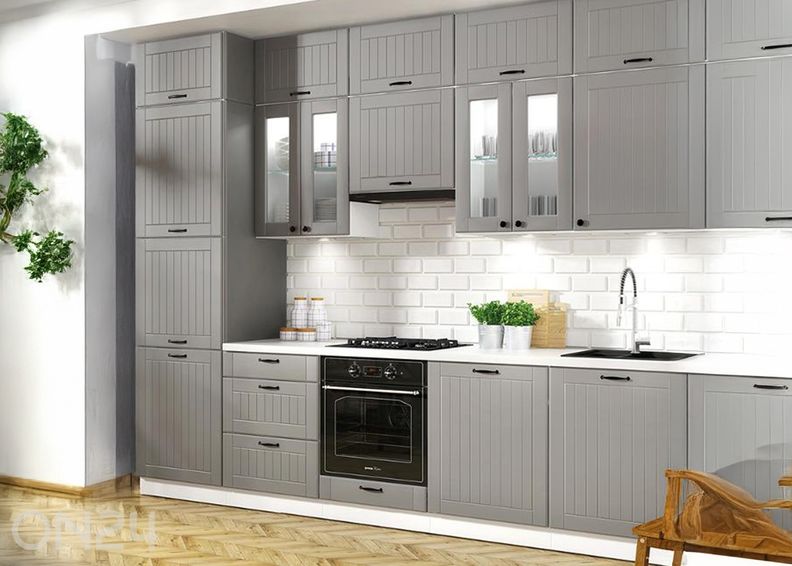 Высокий кухонный шкаф 40x235,7 см увеличить