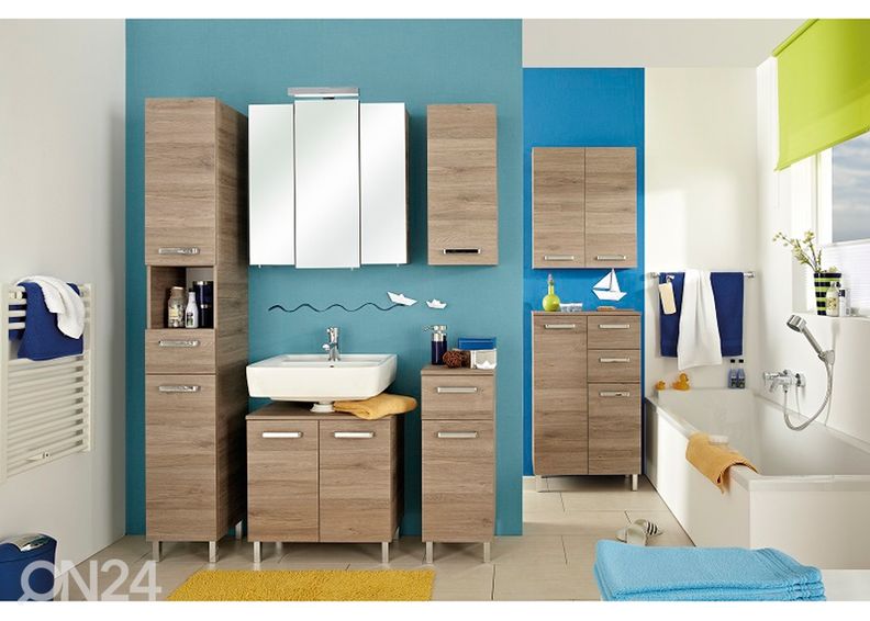 Высокий шкаф в ванную 313 увеличить