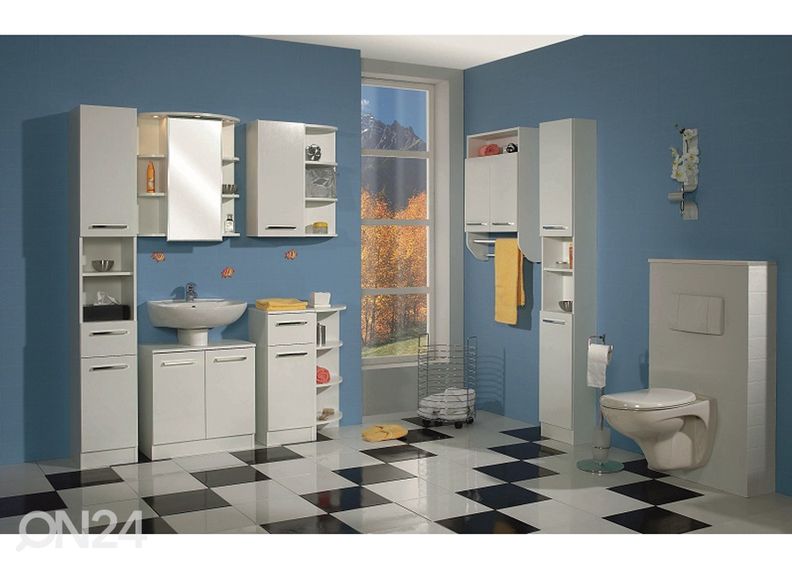 Высокий шкаф в ванную 335 увеличить