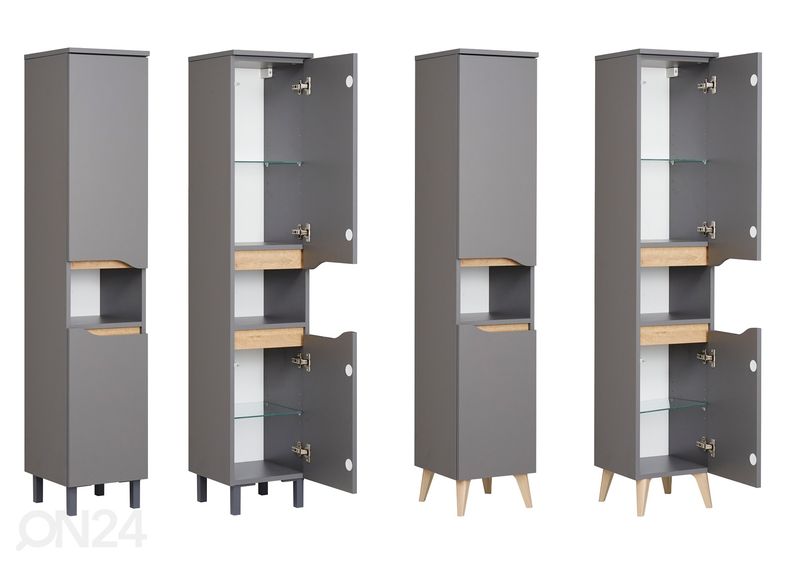 Высокий шкаф в ванную 357 увеличить