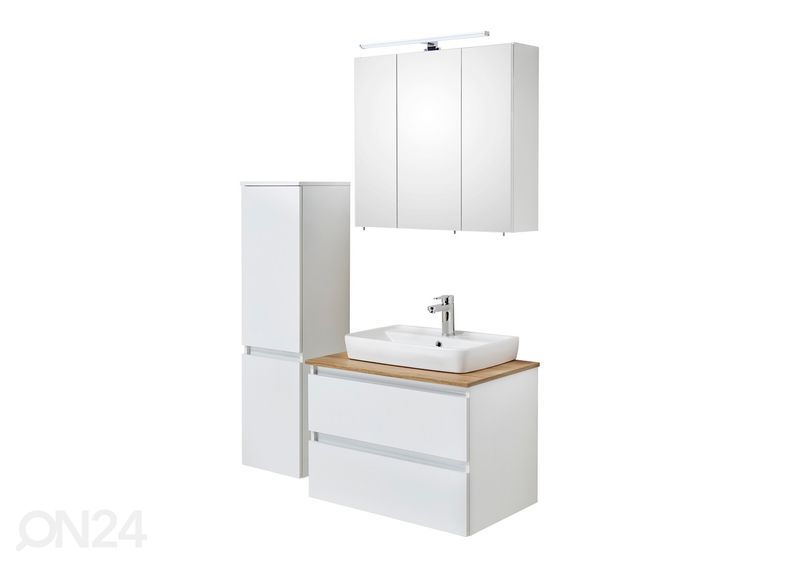 Высокий шкаф в ванную 360 увеличить