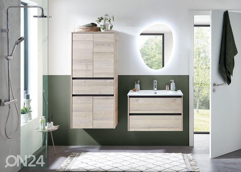 Высокий шкаф в ванную 393 увеличить