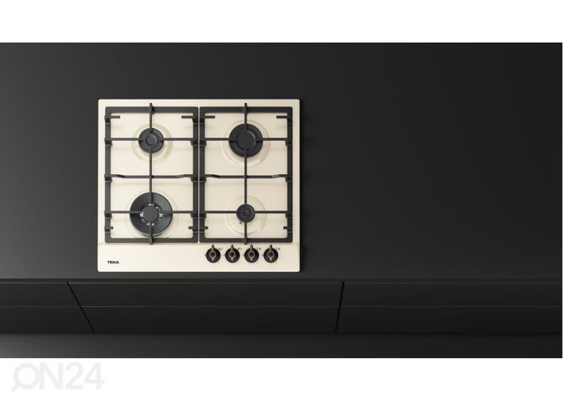 Газовая варочная панель Teka GSC 64320 РБК ВН ОБ ванильный увеличить