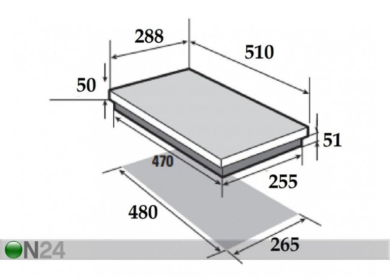 Газовая варочная поверхность Brandt увеличить
