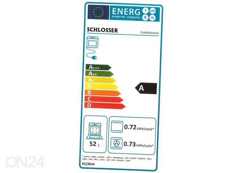 Газовая плита Schlosser FS4406MAZW увеличить