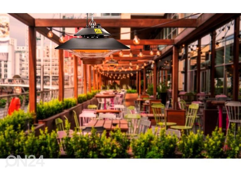 Галогеновый обогреватель для террасы 1500 Вт увеличить