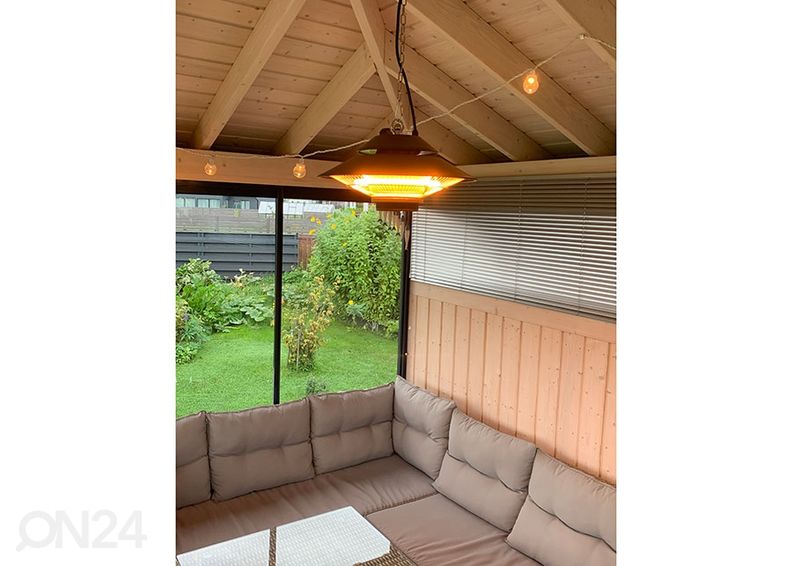 Галогеновый обогреватель для террасы 1500 Вт увеличить