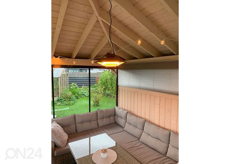 Галогеновый обогреватель для террасы 1500 Вт увеличить