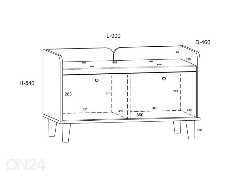 Галошница / скамья увеличить
