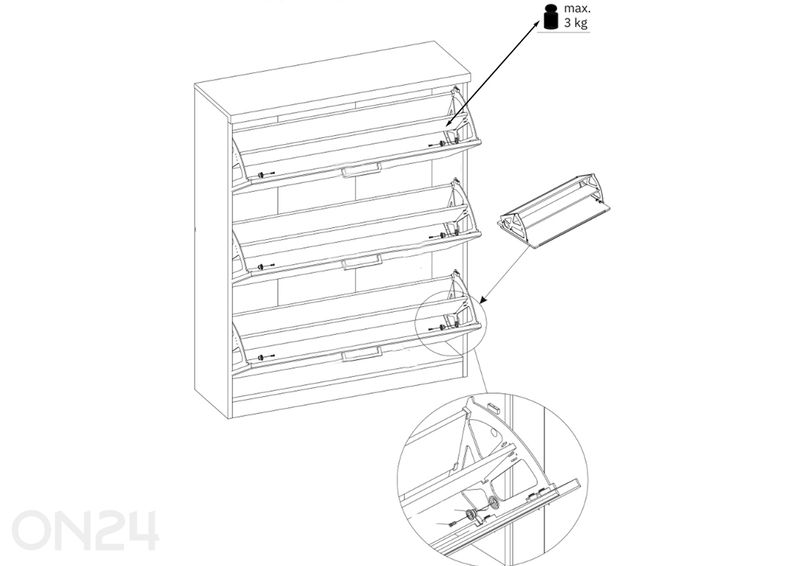 Галошница Doorset увеличить